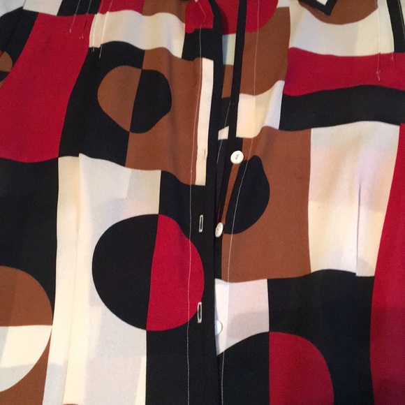 Colorful button blouse - Picture 4 of 7